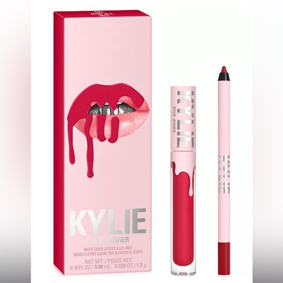Kylie Cosmetics Other - Kylie Cosmetics • NIB ‘Mary Jo K’ Matte Liquid Lipstick & Lip Liner Set • New
